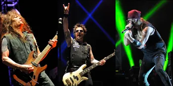 Foto-Foto Megahnya Konser Skid Row di Jakarta