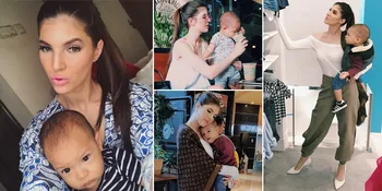 FOTO: Gaya Mikaila Patritz Istri Fardhan Saat Asuh Anak, Hot Mom!