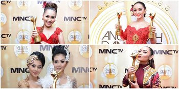 FOTO: Gembiranya Para Pemenang Anugerah Dangdut Indonesia 2015