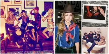 FOTO: Halloween Party Taylor Swift, Seru Dihadiri Geng Cantik