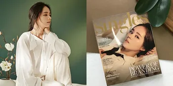 FOTO: Han Ga In Cantik Natural & Elegan di Pemotretan Musim Gugur