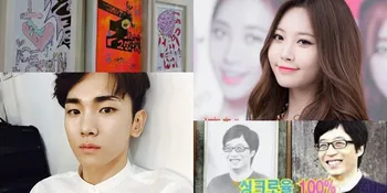 FOTO: Hasil Gambaran Keren Karya Bintang Korea, Bikin Kagum