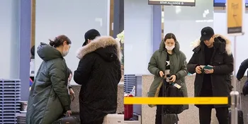 FOTO: Honey Lee - Yoon Kye Sang Tertangkap Liburan ke Jepang