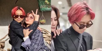 Foto Jingga Putri Aktris Moudy Wilhelmina yang Berambut Merah, Gayanya Tomboy Kayak Member Boyband