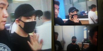 Foto Kedatangan Taeyang Big Bang di Jakarta, Disambut Hangat Fans