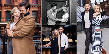 FOTO Kemesraan Emily Blunt & John Krasinski di Hollywood Reporter