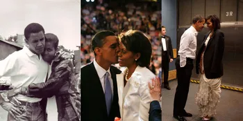 Foto Kemesraan Obama-Michelle Tahun ke Tahun, Bukti Cinta Sejati