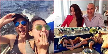FOTO: Kemesraan Sheny Andrea dan Suami Bule Gantengnya
