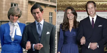 FOTO: Kemiripan Diana - Charles & Kate - William, Romantis Manis!