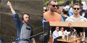 FOTO: Kencan Sam Smith & Brandon Flynn, Gandengan - Joget Manja