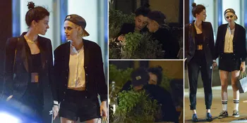 FOTO: Ketika Kristen Stewart Gandeng & Cium Mesra St Vincent