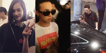 FOTO: Kiko Mizuhara Saat Pulang Clubbing Masuk ke Mobil G-Dragon