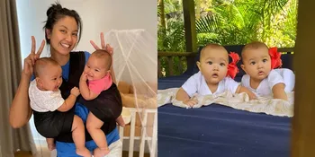Foto Kimora dan Kanaya Anak Kembar Zivanna Letisha, Sering Dipanggil Cimol atau Pentol Karena Bulat Lucu