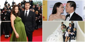 FOTO: Kisah Cinta Angelina Jolie & Brad Pitt, Berujung Perpisahan