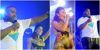 Foto Konser Singkat Agnes Monica - Timbaland di Bali