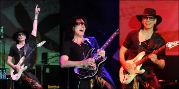 Foto Konser Steve Vai di Tennis Indoor Senayan - Spektakuler
