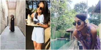 FOTO: Liburan Anneke Jodi di Bali, Santai Bareng Adik Tercinta
