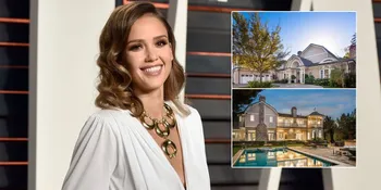 FOTO: Mansion 10 Juta Dollar Milik Jessica Alba di Beverly Hills