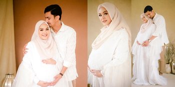 FOTO Maternity Shoot Vebby Palwinta, Aura Keibuan Semakin Memancar Kuat