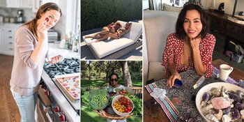 FOTO: #MeTime Artis Hollywood Saat Santai di Rumah, Ngapain Aja?
