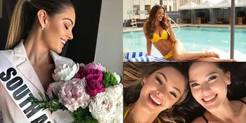 Foto Miss Universe Demi-Leigh Nel-Peters, Senyumnya Sangat Manis
