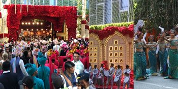 FOTO Momen Awal Pesta Pernikahan Isha Ambani, Bak Festival Meriah