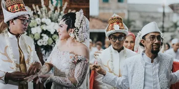 FOTO: Momen Bahagia Pernikahan Danang 'THE COMMENT', Serba Putih
