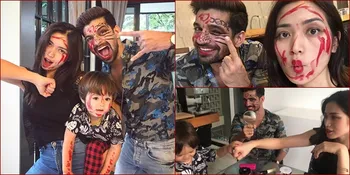 FOTO: Momen Bahagia, Vishal Singh Dicoret-Coret Jedar dan Baby El