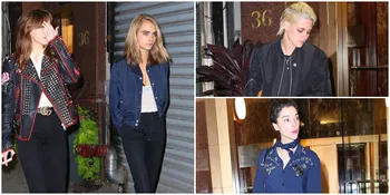 FOTO: Momen K-Stew, St Vincent & Cara Delevingne Party Bareng