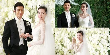 FOTO: Momen Mesra Romantis Pernikahan Angelababy & Huang Xiaoming
