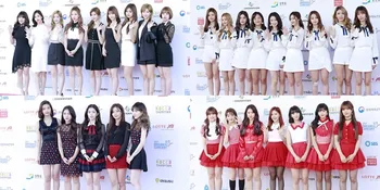 FOTO: OOTD Cantik Girlgroup di Red Carpet Dream Concert 2017