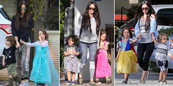 FOTO: Pakai Rok - Dress, Putra Megan Fox Suka Dandan Mirip Cewek