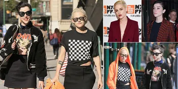 FOTO: Pakai Rok Mini, Kristen Stewart Hangout Bareng St Vincent
