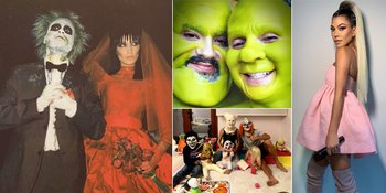 FOTO: Pamer Kostum - Foto Mesra, Halloween Seru Artis Hollywood
