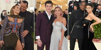 FOTO: Pasangan Seleb di Red Carpet Met Gala 2018, Serasi Banget!