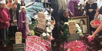 FOTO Pemakaman Damayanti Noor Istri Chrisye, Diiringi Tangis Keluarga - Dihadiri Banyak Selebritis