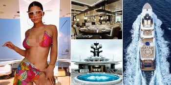 FOTO: Penampakan Yacht Mewah yang Disewa Kylie Jenner, Rp 17 Miliar Per Minggu!