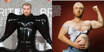 Foto Penampilan Nyentrik Sam Smith yang Merasa Dirinya Buka Pria Atau Wanita, Terbaru Pose Ala Ibu Hamil 