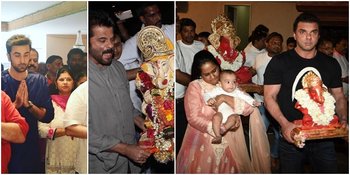 FOTO: Perayaan Hari Ganpati Seleb Bollywood, Hormati Dewa Ganesha
