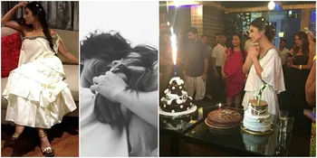 FOTO Perayaan Ulang Tahun Mouni Roy, Dapat Kado Dari Mohit Raina