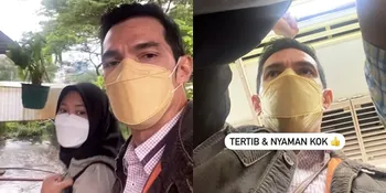 Foto Perjuangan Adrian Maulana Berangkat Kerja Berdesakan Naik KRL, Dulu Aktor Sinetron Top Kini Kerja Kantoran