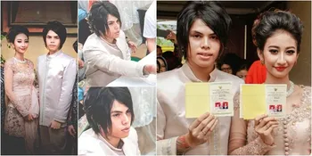 FOTO Pernikahan Axel Andaviar - Melody Alcassia, Syahdu Sederhana