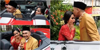 FOTO: Pernikahan Chika Waode & Ajie Pujien, Digiring Mobil Mewah!