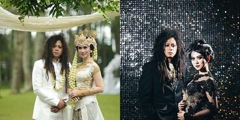 FOTO: Pernikahan Yoda Idol di Hutan, Gaya Masih Tetap Rocker