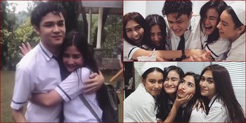 FOTO: Perpisahan, Prilly Latuconsina Peluk Manja Shawn Adrian
