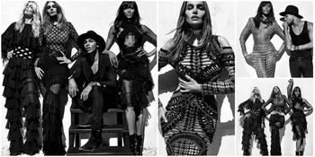 FOTO: Pose Cindy Crawford & Supermodel Kawakan, Cantik Awet Muda!