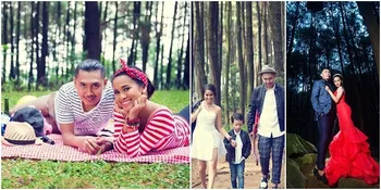Pre Wedding Chika Waode - Aji, Mesra Kompak Bareng Anak