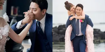Foto Prewed di Jeju, Joo Jin Mo - Min Hye Yeon Romantis & Bahagia