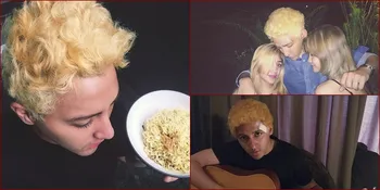 FOTO: Rambut Baru Aron Ashab Mirip Mie Goreng, Dihujat Fans