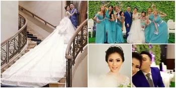 FOTO: Resepsi Christy Chibi & Radhiant, Anggun Penuh Kebahagiaan
